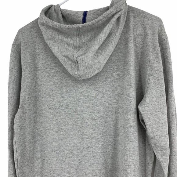 Womans Hoodie Top Lounge Brooklyn Cloth Large 9942 Gray Pocket Drawstring - Picture 4 of 5